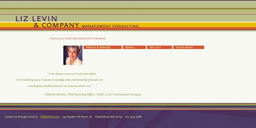 Liz Levin & Co. home page